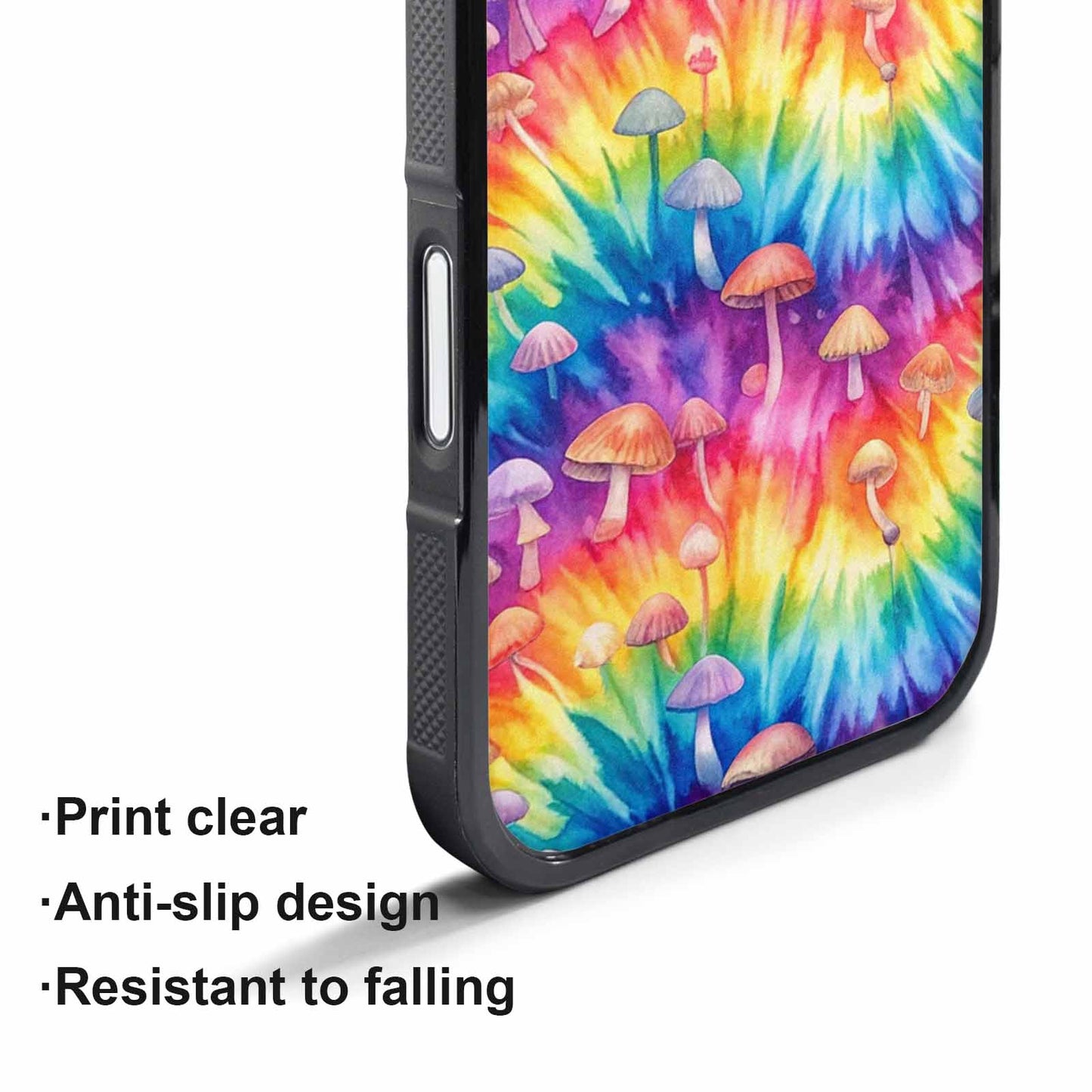 iPhone 17 Air Case — Mushrooms Tie Dyemushrooms Pat Efq Tie, Custom Phone Case
