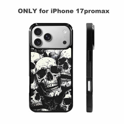 iPhone 17 Pro Max Case — Skull Dark Art Gothic Print Gothic, Custom Art Phone Cover