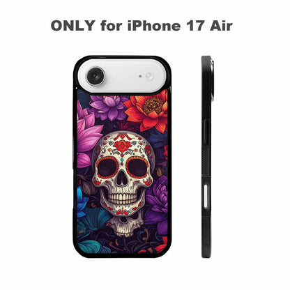iPhone 17 Air Case — Lotus Many Hundreds Of Skulls Gothic, Custom Art Phone Cover