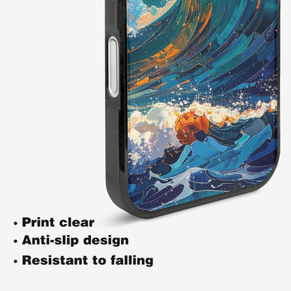 iPhone 16 Plus Case — Wave Crest Splash Wave Crest Splash, Personalized Phone Case