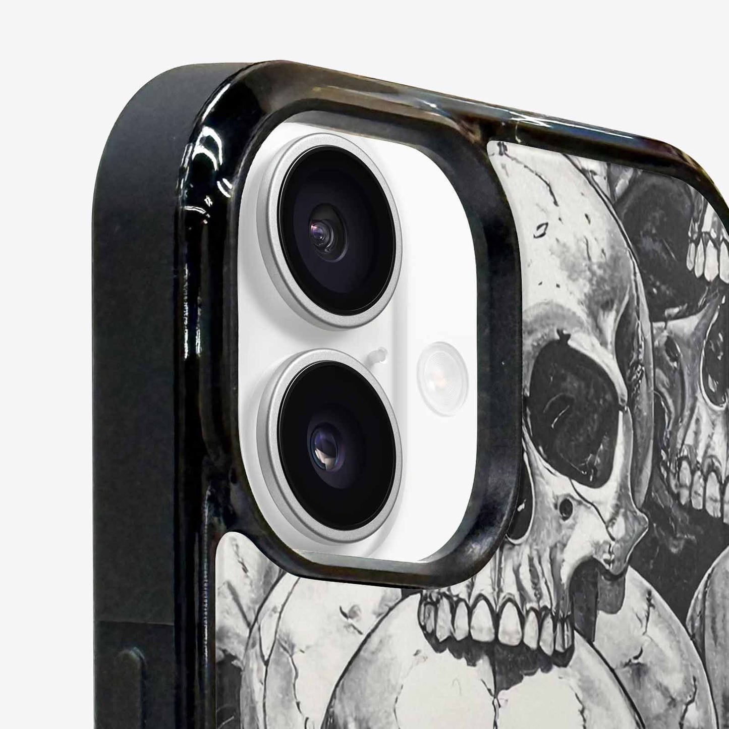 iPhone 16 Case — Tessellated Human Skulls Custom, Unique Phone Case Design