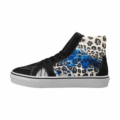 MEN'S Animal Print High Top Canvas Grunge Custom Shoes