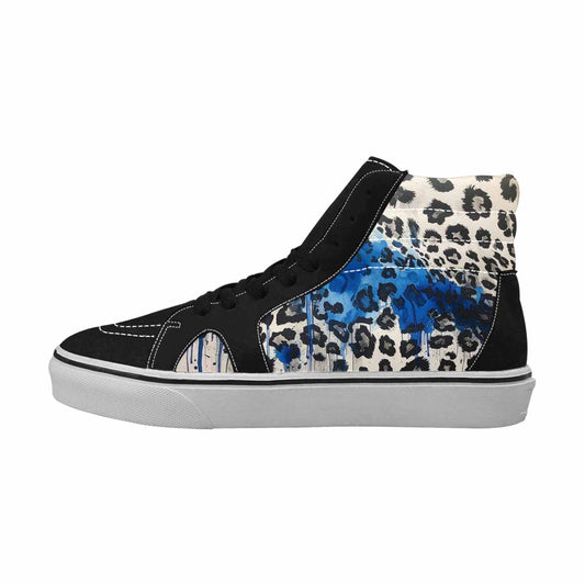 MEN'S Animal Print High Top Canvas Grunge Custom Shoes