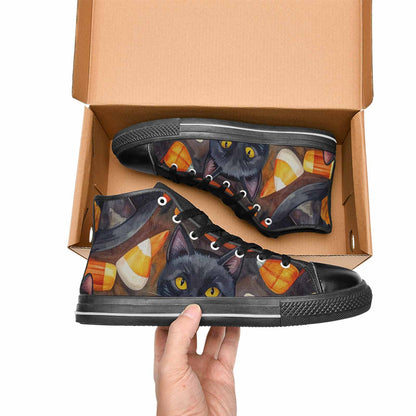 WOMEN'S Halloween High Top Canvas Cottagecore Custom Sneakers