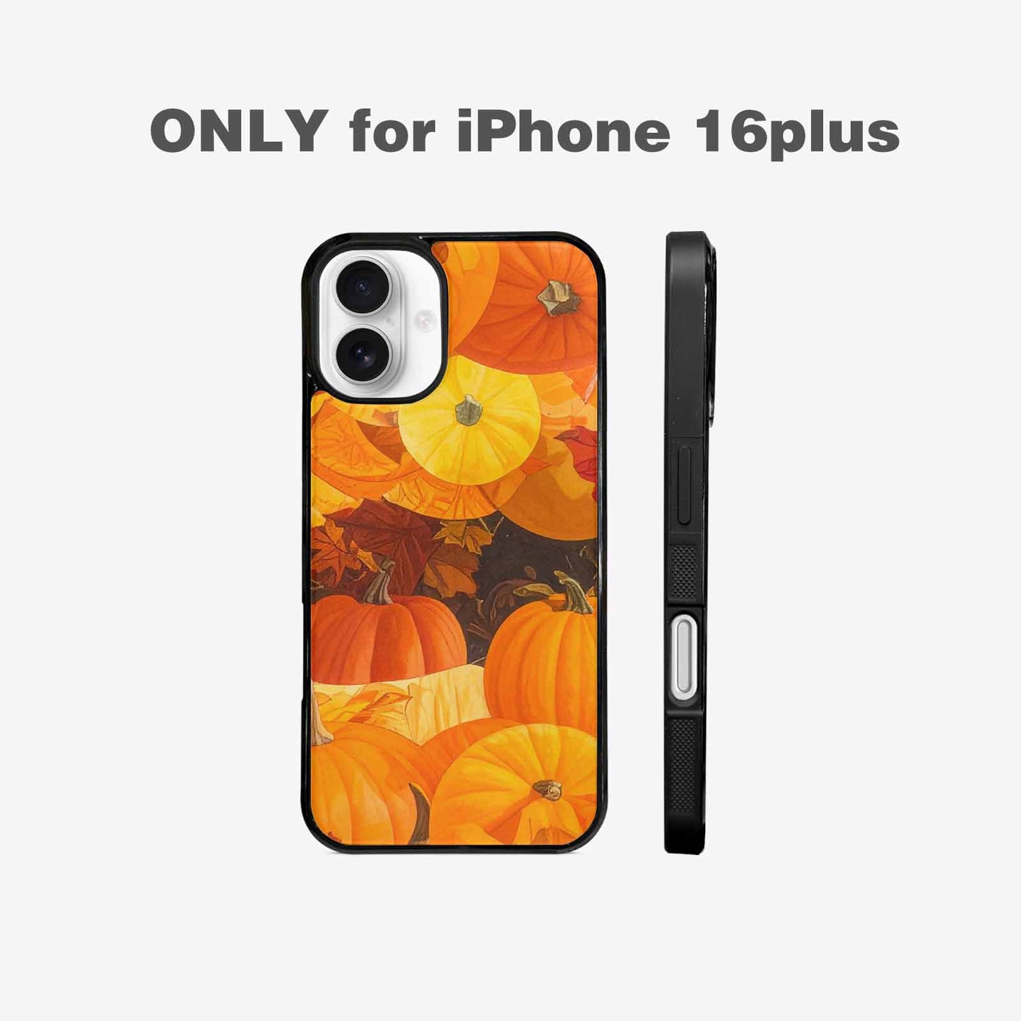 iPhone 16 Plus Case — Autumn Pumpkin Patch Autumn Pumpkin Patch, Custom Designed Case Cover