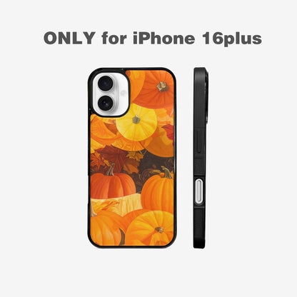 iPhone 16 Plus Case — Autumn Pumpkin Patch Autumn Pumpkin Patch, Custom Designed Case Cover
