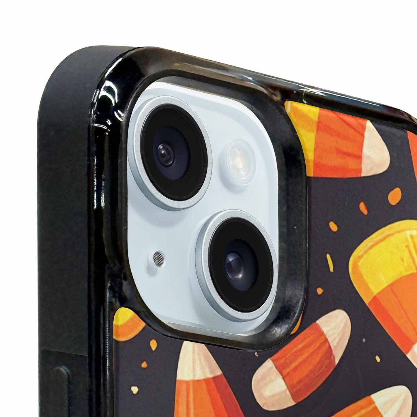 iPhone 15 Case — Halloween Candy Corn, Custom Phone Case