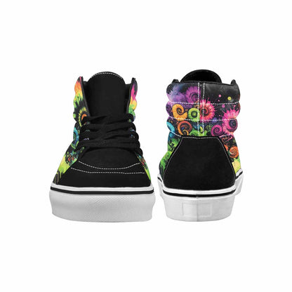 MEN'S Tie High Top Canvas Y2K Custom Shoes
