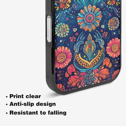 iPhone 16 Plus Case — Paisley Mandala, Custom Printed Phone Case