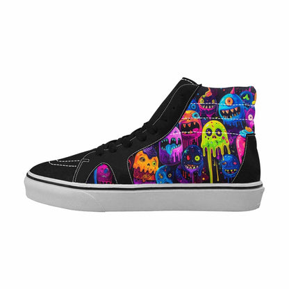 MEN'S Ice Cream Monsters  High Top Canvas Aesthetic Shoes