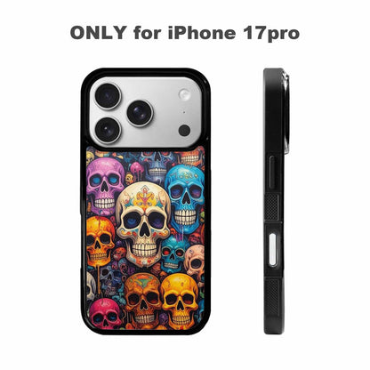 iPhone 17 Pro Case — Skulls General Skulls Pattern Gothic Skulls, Custom Phone Case
