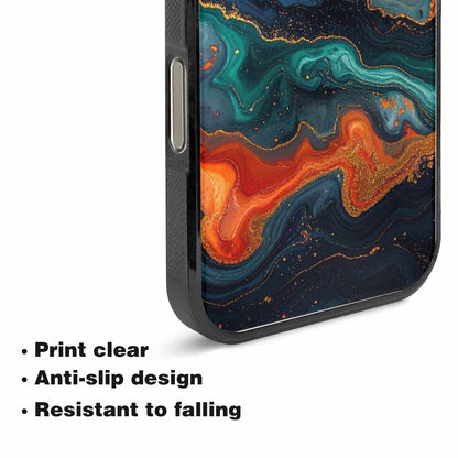 iPhone 15 Pro Max Case — Marble Dark, Custom Designed Case Cover