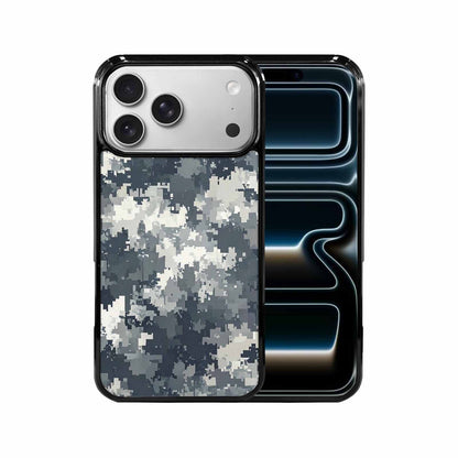 iPhone 17 Pro Max Case — Small Military Camouflage Blotch Camo, Custom Designed Case Cover