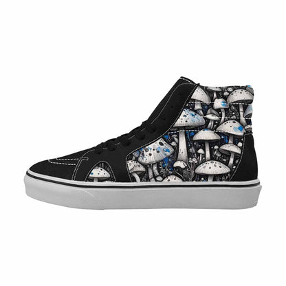 MEN'S Mushrooms (general) High Top Canvas Y2K Custom Shoes