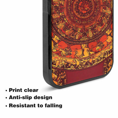 iPhone 15 Plus Case — Mandala Lions, Customized Protective Case