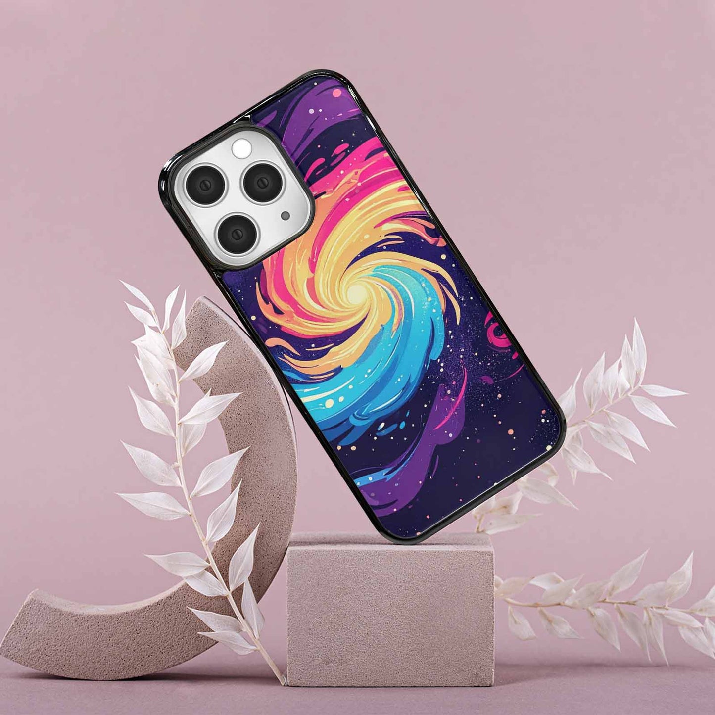 iPhone 15 Pro Max Case — Love Wins Galaxy Seamless Pattern Vibrant, Custom Made Phone Cover