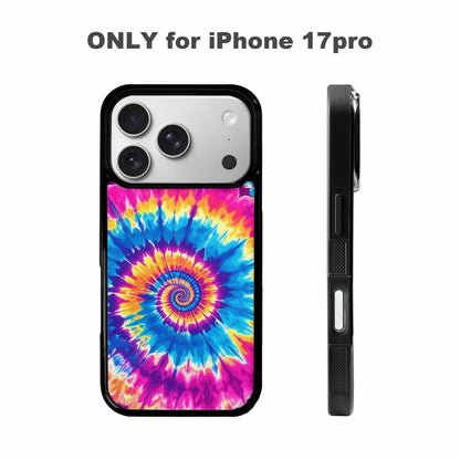 iPhone 17 Pro Case — Tie Dye Spiral Tie Dye, Custom Art Phone Cover