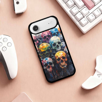 iPhone 17 Air Case — Skull Dark Art Gothic Print Gothic, Custom Printed Phone Case