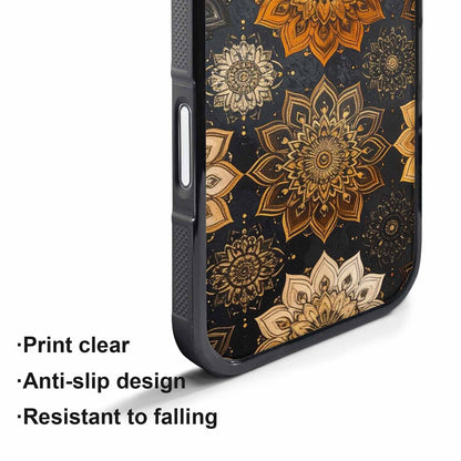iPhone 17 Pro Case — Small Mandala Pattern Randomly Varying Floral, Custom Phone Case