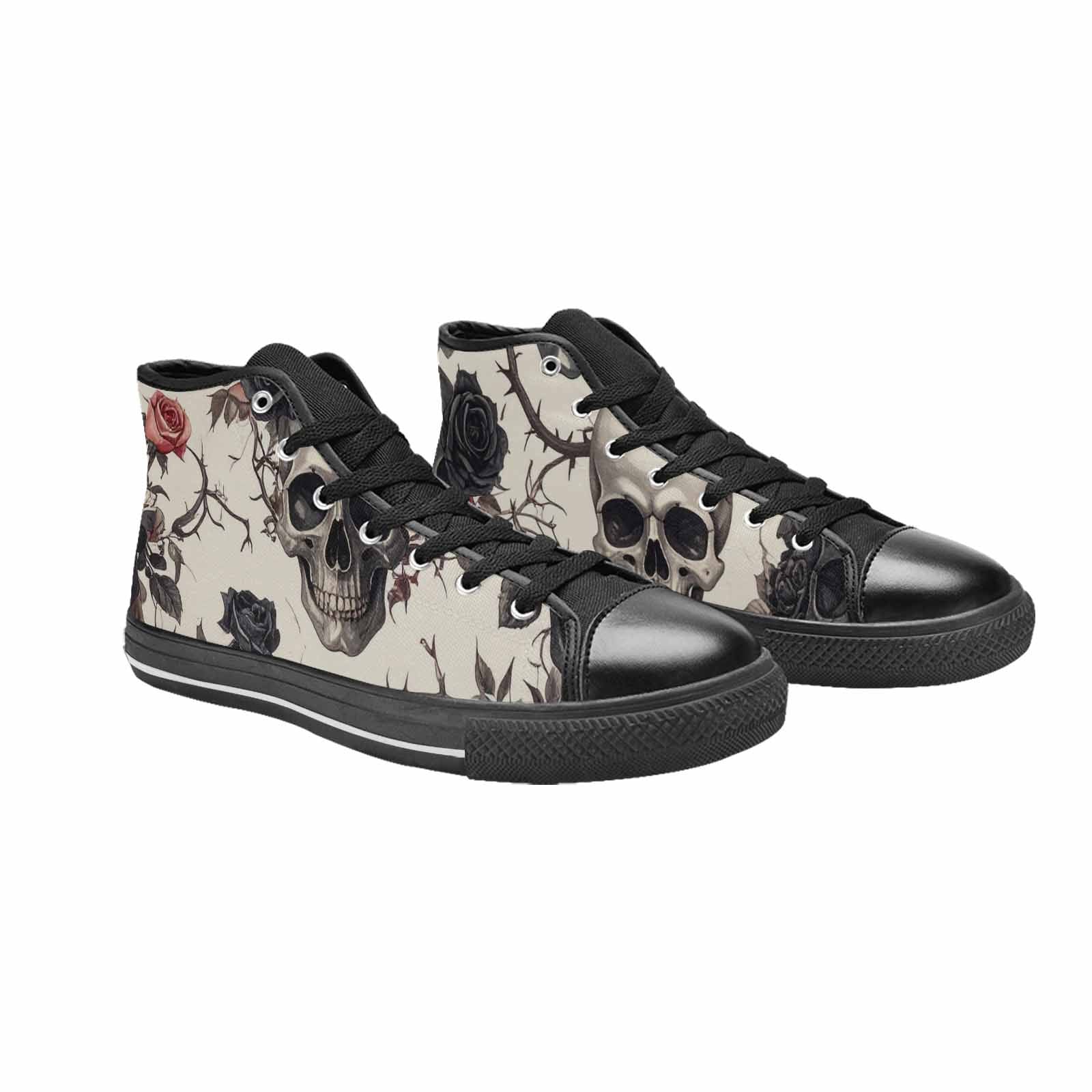MEN'S Skulls - Roses High Top Canvas Surreal Shoes