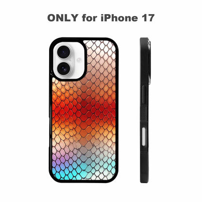 iPhone 17 Case — Snake Print Dark Seamless Animal Print, Personalized Phone Case