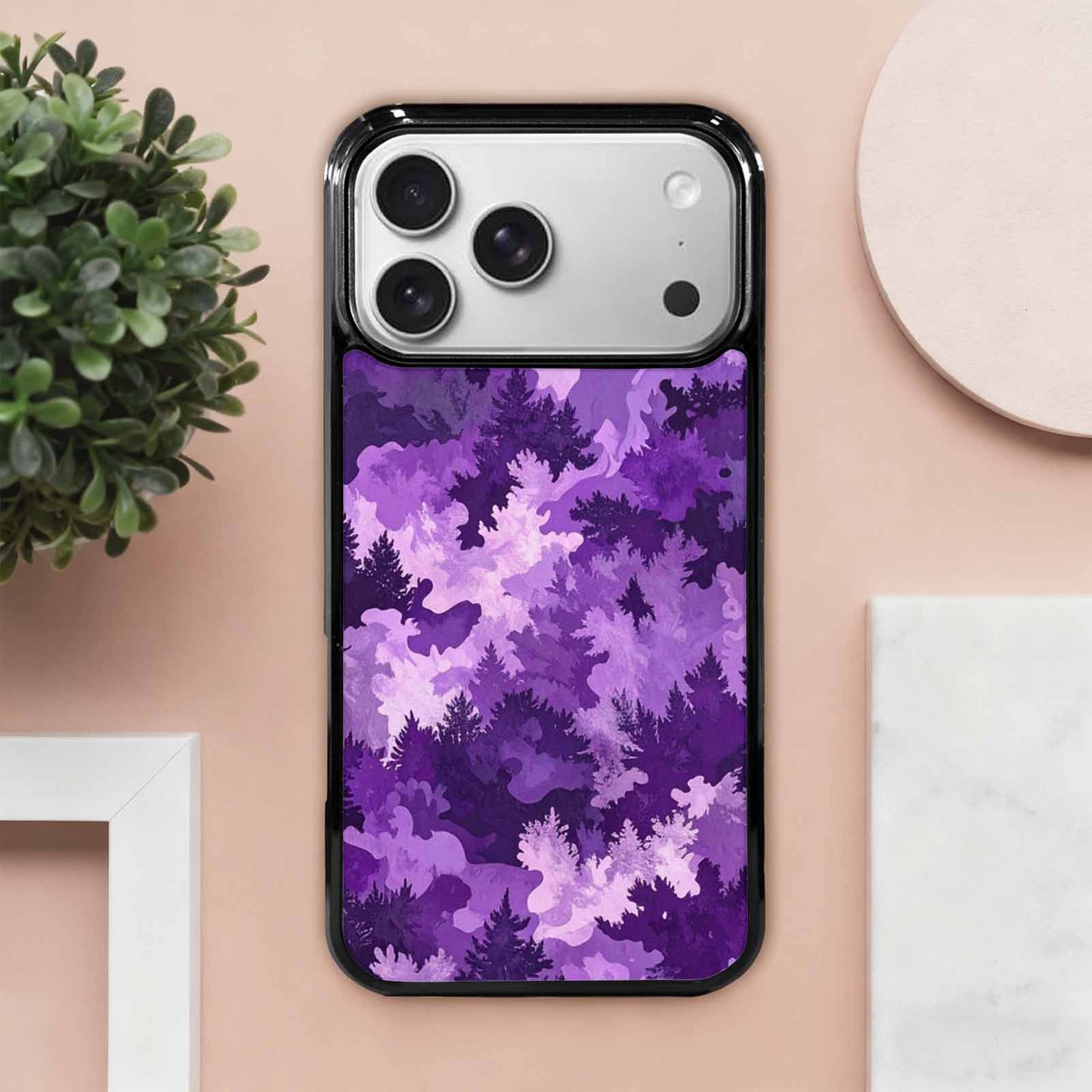 iPhone 17 Pro Max Case — Small Military Camouflage Blotch Camo, Original Design Phone Case