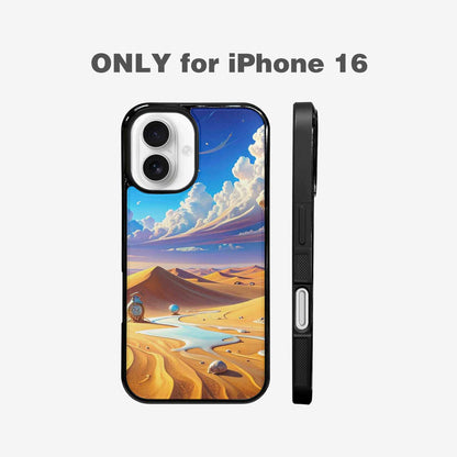 iPhone 16 Case — Surrealist Desert Dreamscape Custom Personalized Phone, Custom Art Phone Cover