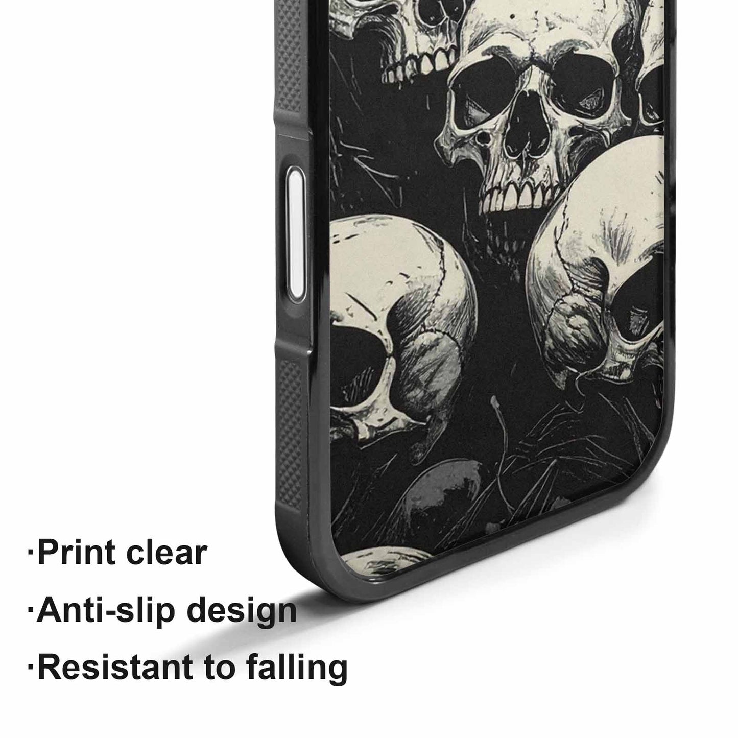 iPhone 17 Case — Skull Dark Art Gothic Print Gothic, Custom Print Case Cover