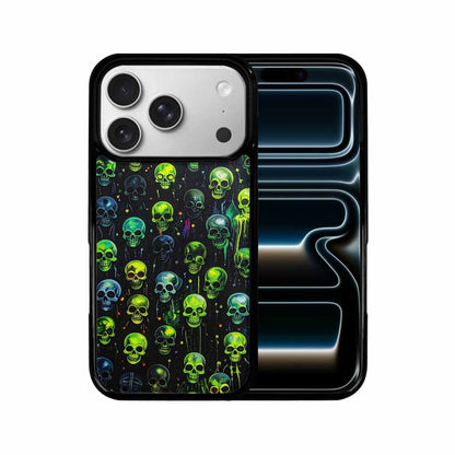 iPhone 17 Pro Case — Skeletons Neon Green Glowskele Egb Original, Unique Phone Case Design