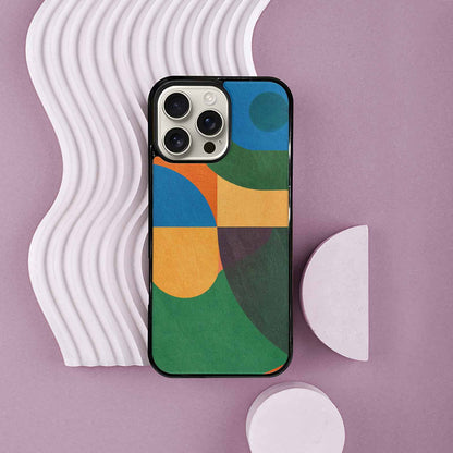 iPhone 16 Pro Max Case — 1990s Memphis Art Pattern, Customized Protective Case