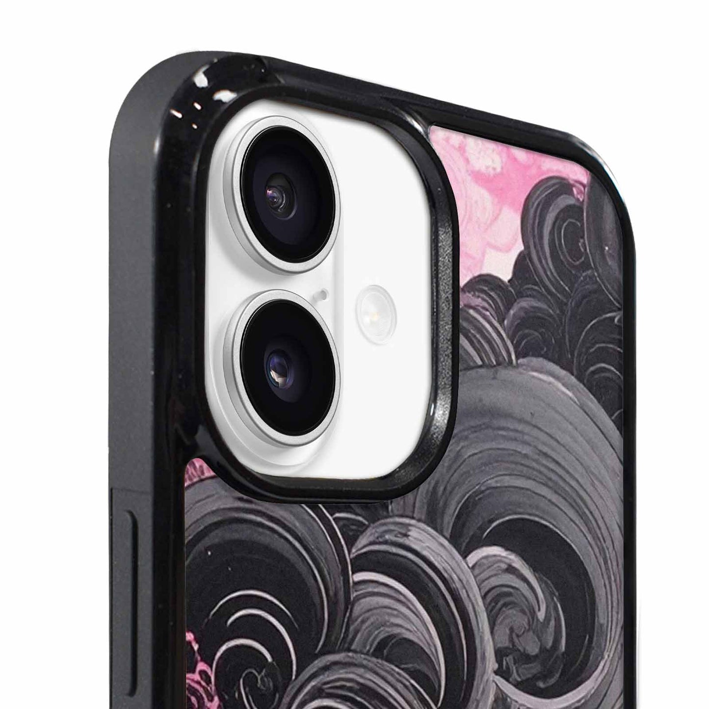 iPhone 17 Case — Van Gogh Swirl Black Original Art, Custom Printed Phone Case
