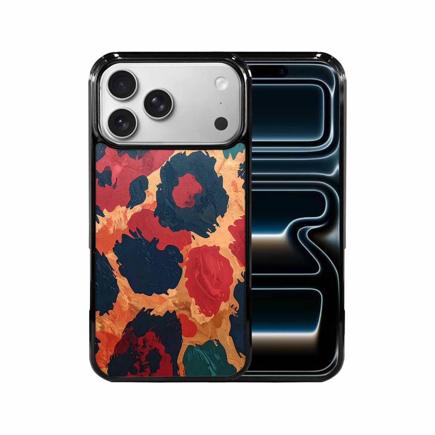 iPhone 17 Pro Max Case — Leopard Wallpaper Print Animal Print, Personalized Phone Case