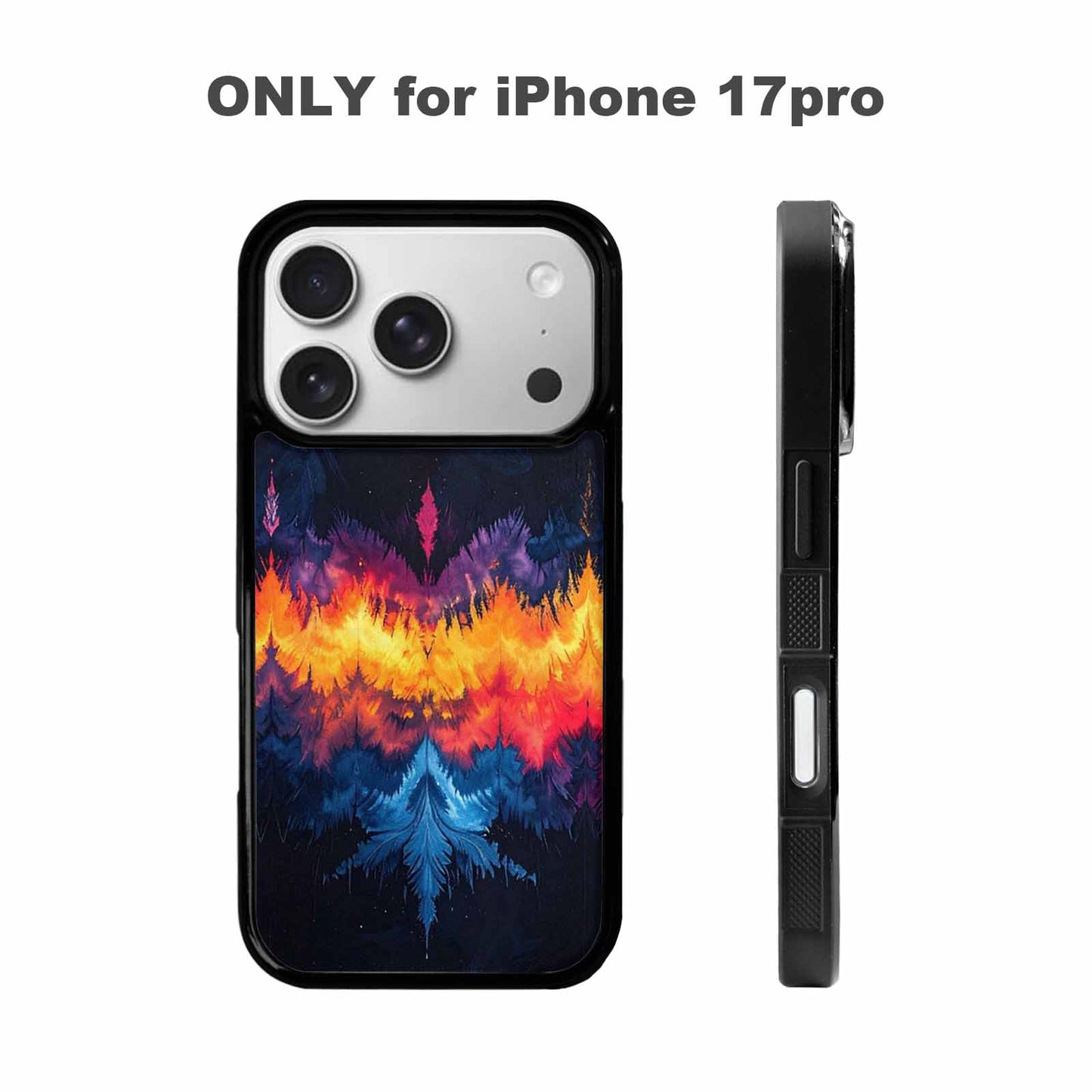 iPhone 17 Pro Case — Tie Dye Dark Tie Dye, Custom Print Case Cover