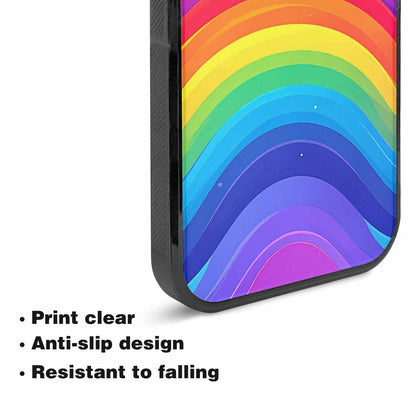 iPhone 15 Plus Case — Rainbow Pride, Custom Art Phone Cover