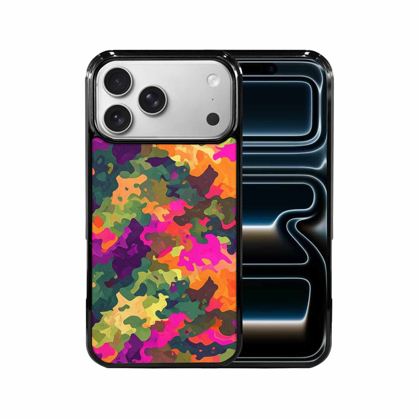 iPhone 17 Pro Max Case — Small Military Camouflage Blotch Camo, Custom Art Phone Cover