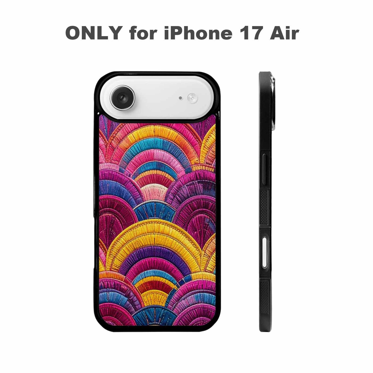 iPhone 17 Air Case — Vivid Camo Pansexual Pride Camo, Custom Art Phone Cover