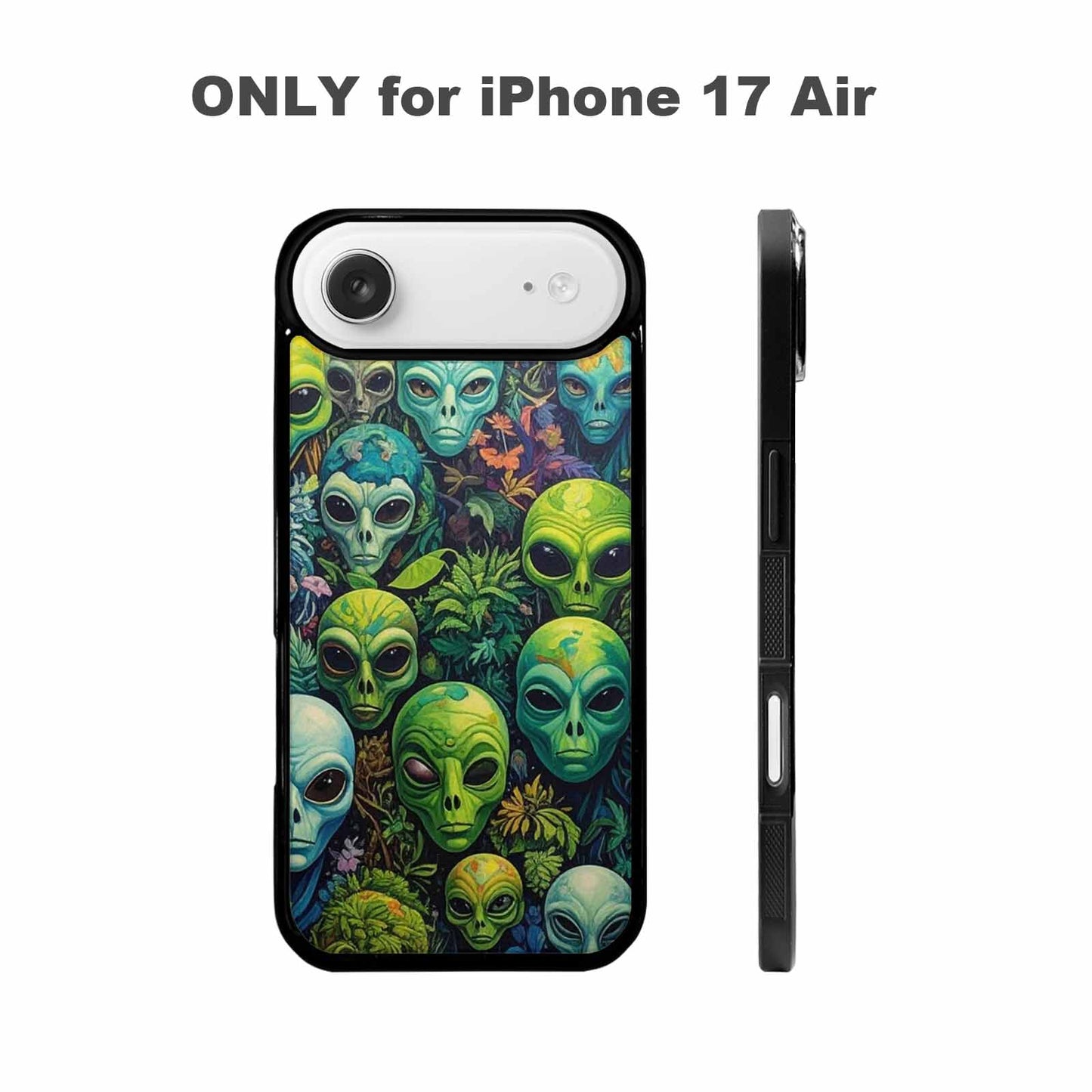 iPhone 17 Air Case — Aliens Pattern Hundreds Of Sma Alien, Custom Made Phone Cover