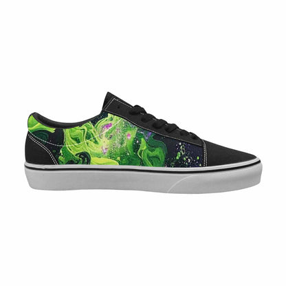 WOMEN'S Galaxy Nebula Lace-Up Canvas Aesthetic Custom Shoes