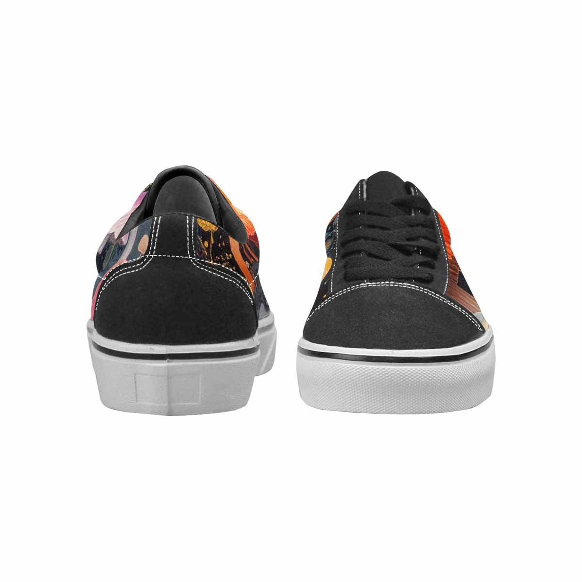 WOMEN'S Mushrooms Lace-Up Canvas Neon Fantasy Custom Shoes