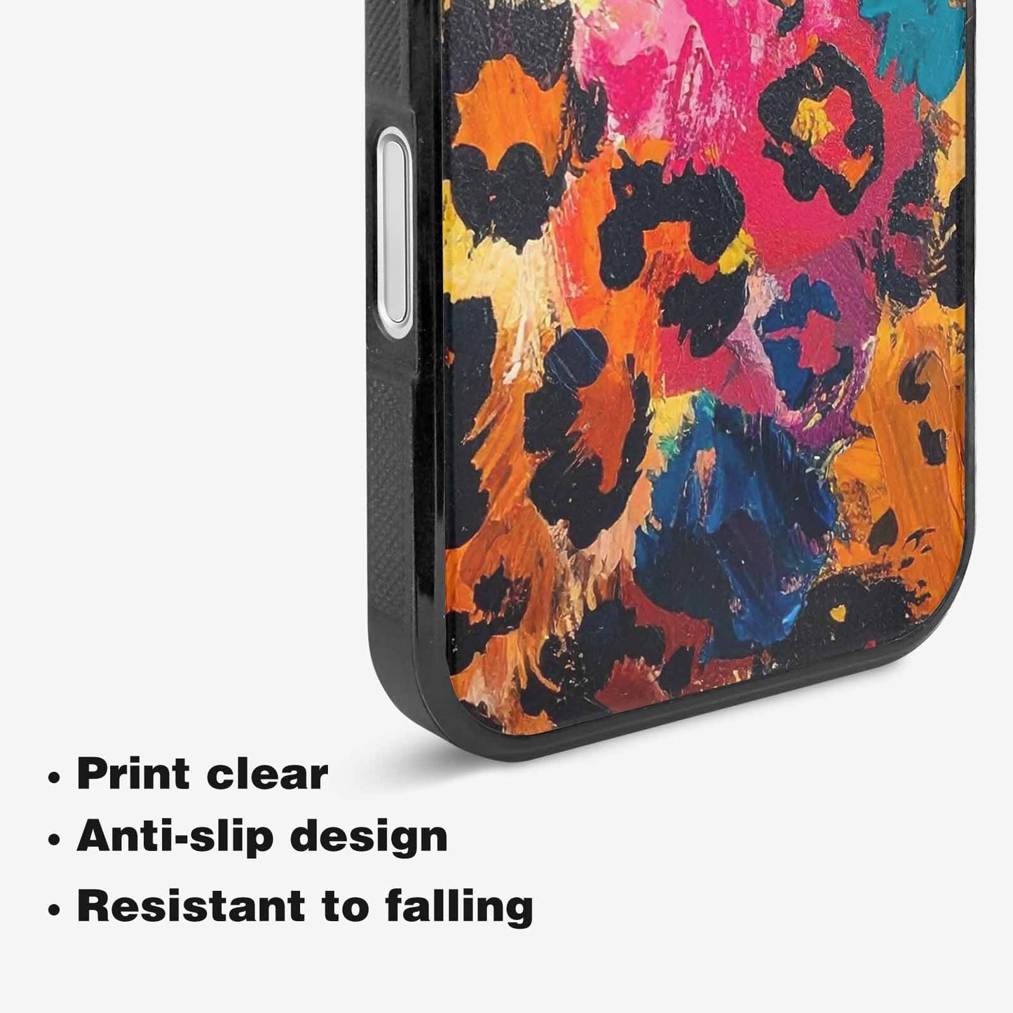 iPhone 16 Plus Case — Full Color Vibrant Animal Print Animal, Custom Made Phone Cover