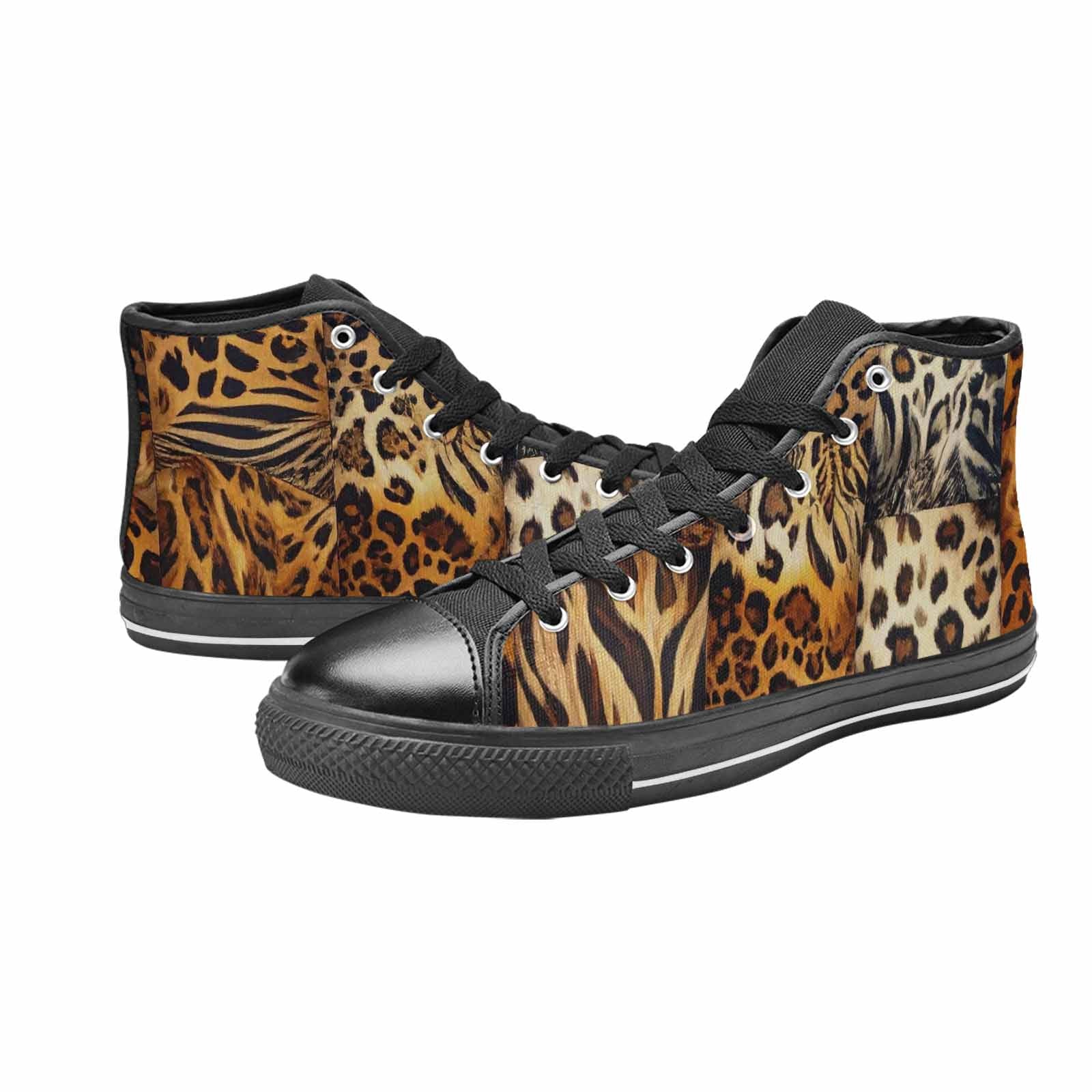 WOMEN'S Animal Print High Top Canvas Cottagecore Shoes