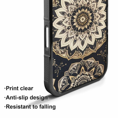 iPhone 17 Case — Small Mandala Pattern, Randomly Floral, Unique Phone Case Design