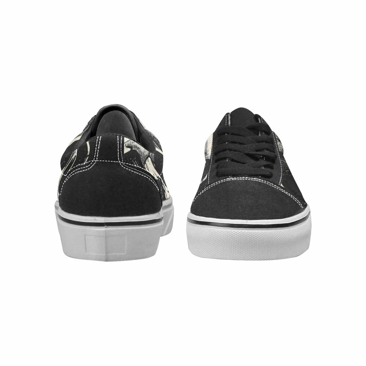 WOMEN'S Rainbow From Skull S Lace-Up Canvas Dreamlike Custom Shoes