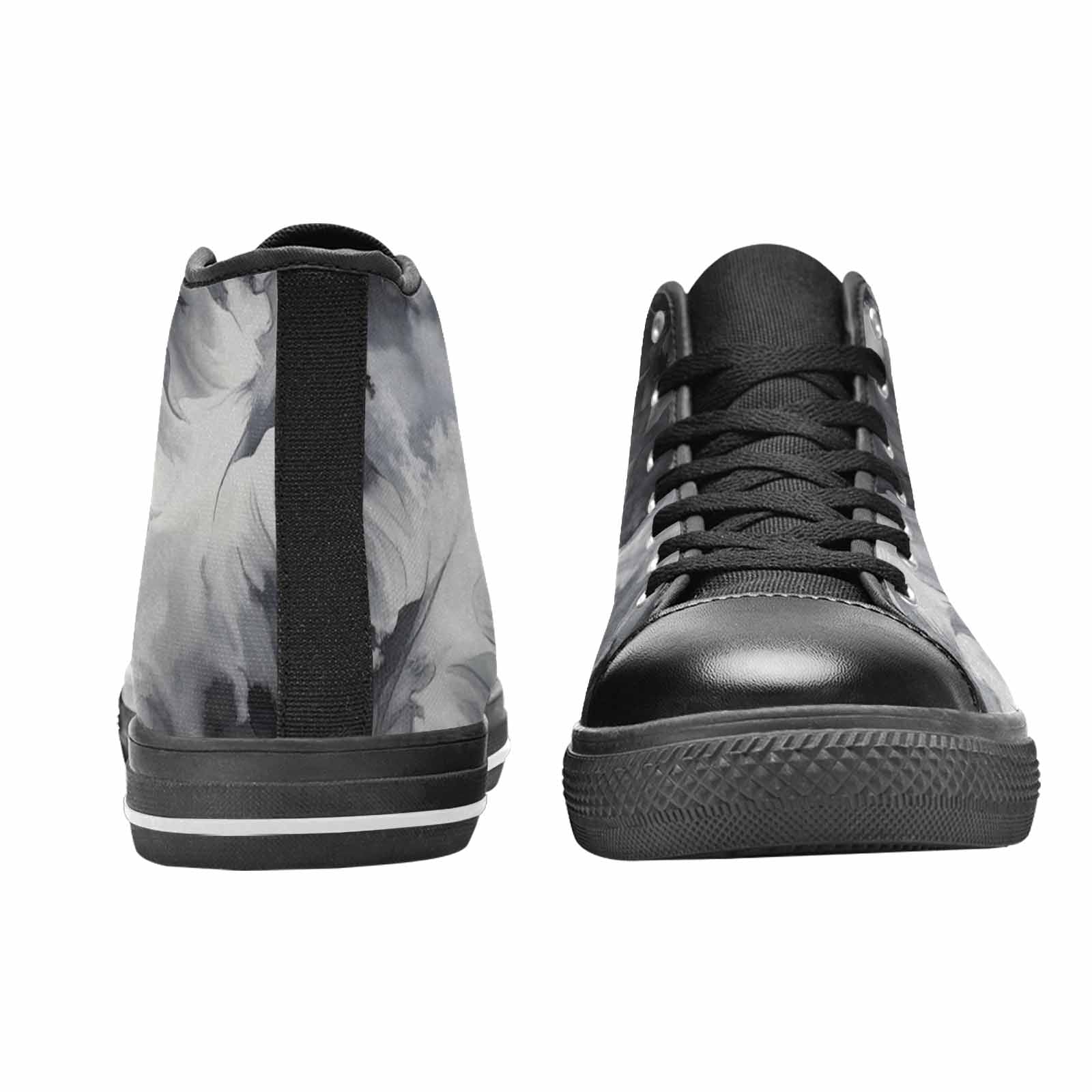 WOMEN'S Tie Dye - High Top Canvas Grunge Custom Sneakers