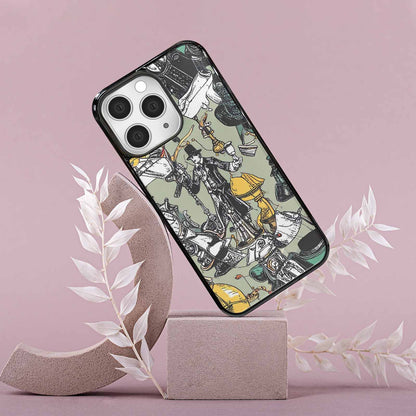 iPhone 15 Pro Max Case — Noir Spy Silhouette Pen Ink Noir, Custom Printed Phone Case