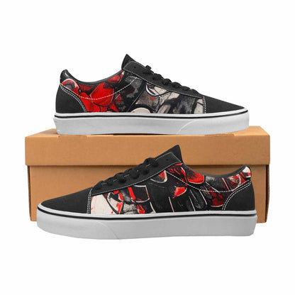 WOMEN'S Reptile Scale Lace-Up Canvas Dreamlike Custom Shoes