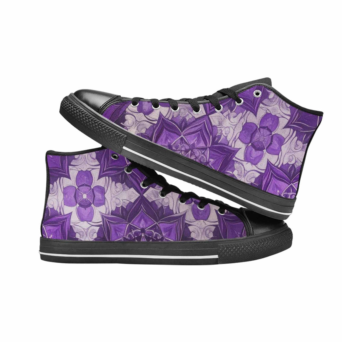 MEN'S Mandala High Top Canvas Y2K Custom Sneakers