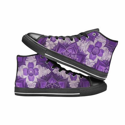 MEN'S Mandala High Top Canvas Y2K Custom Sneakers