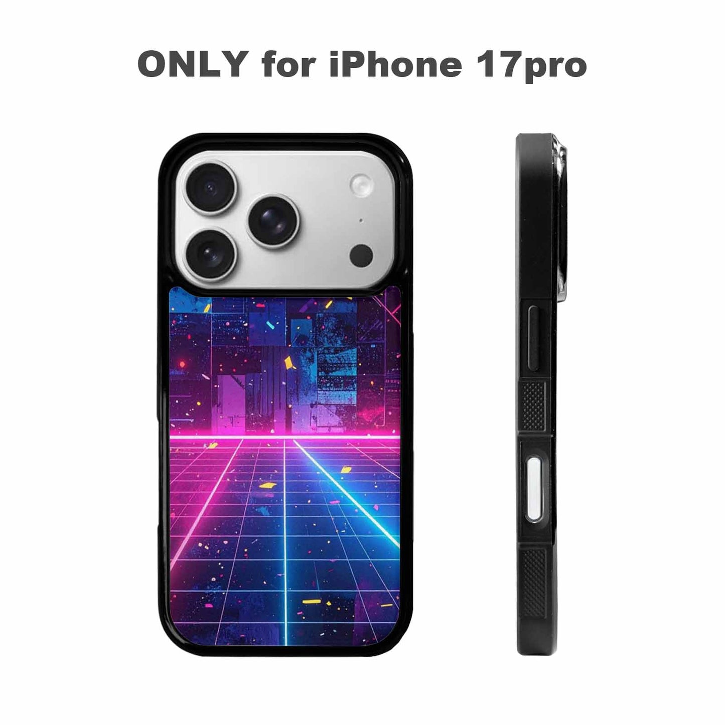 iPhone 17 Pro Case — Seamless Tileable Pattern Of Overlapping Original, Customized Protective Case