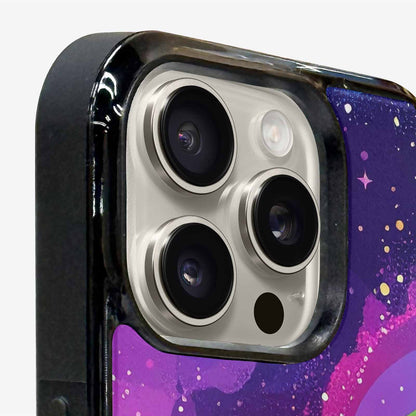 iPhone 16 Pro Case — Rainbow Pride Galaxy, Custom Printed Phone Case